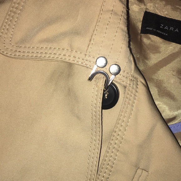Zara Woman Size S Knee Length Trench Coat - Picture 3 of 6